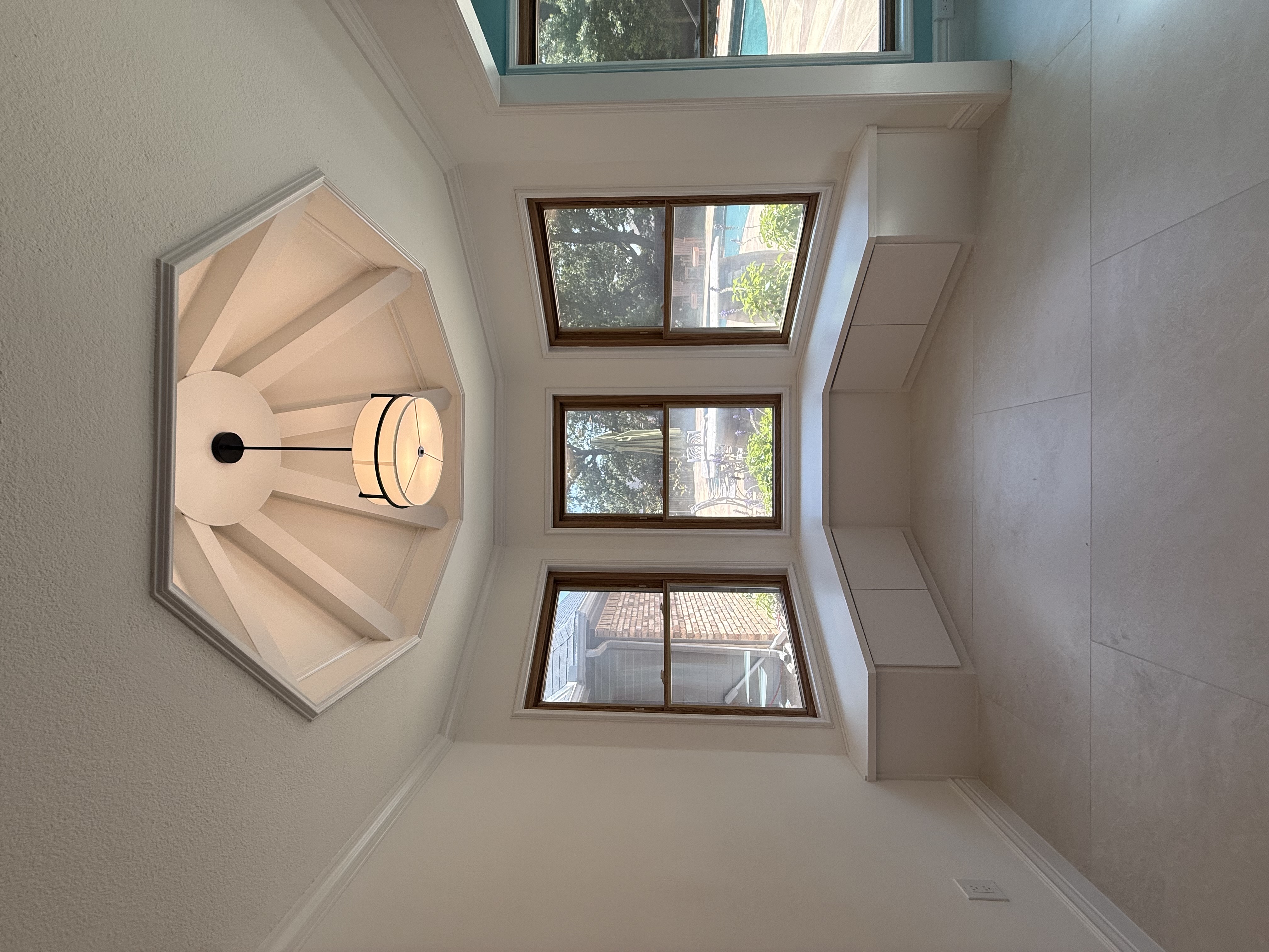 Breakfast nook transformation after A&K's work