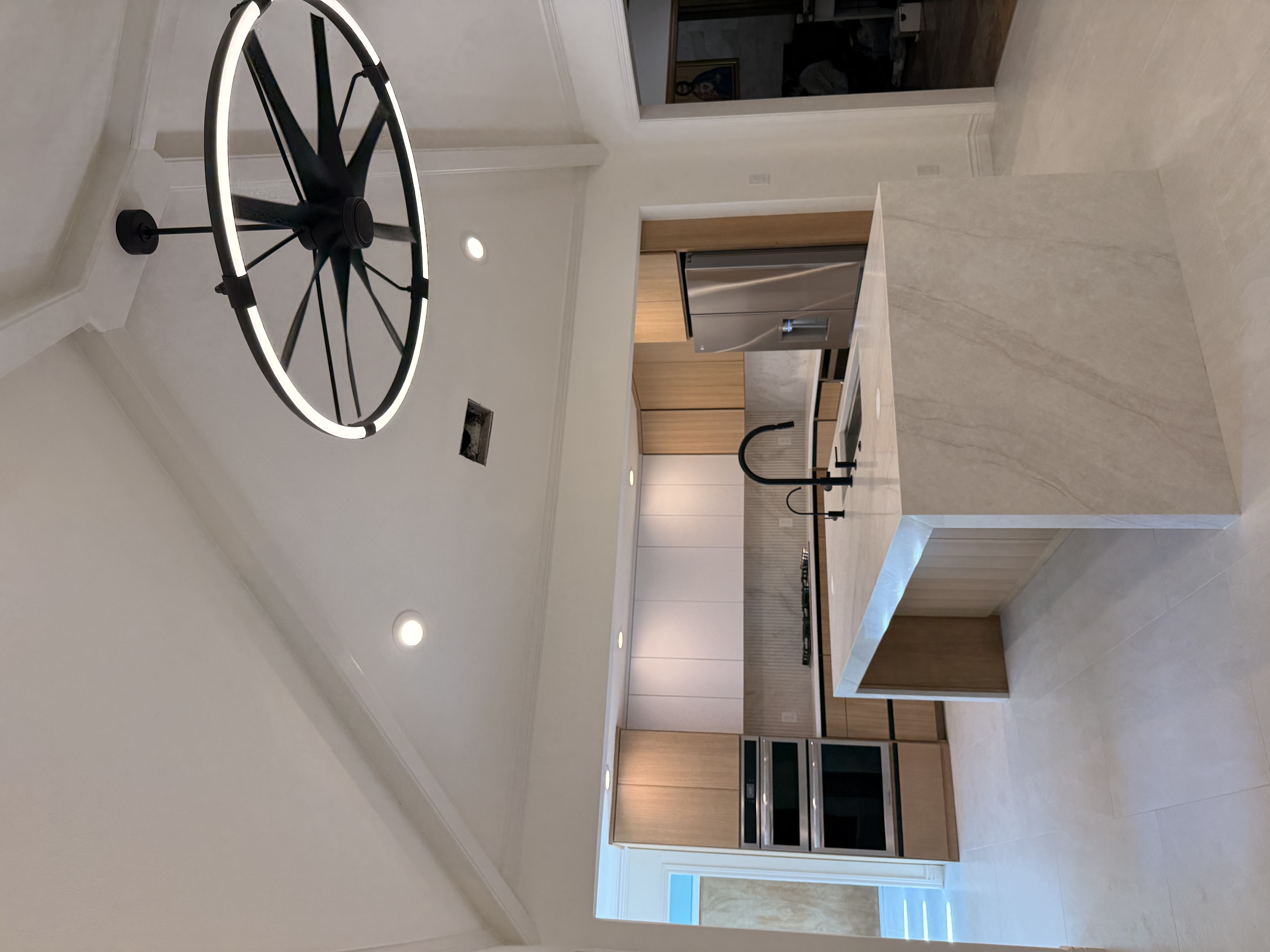 Open kitchen renovation after A&K's work